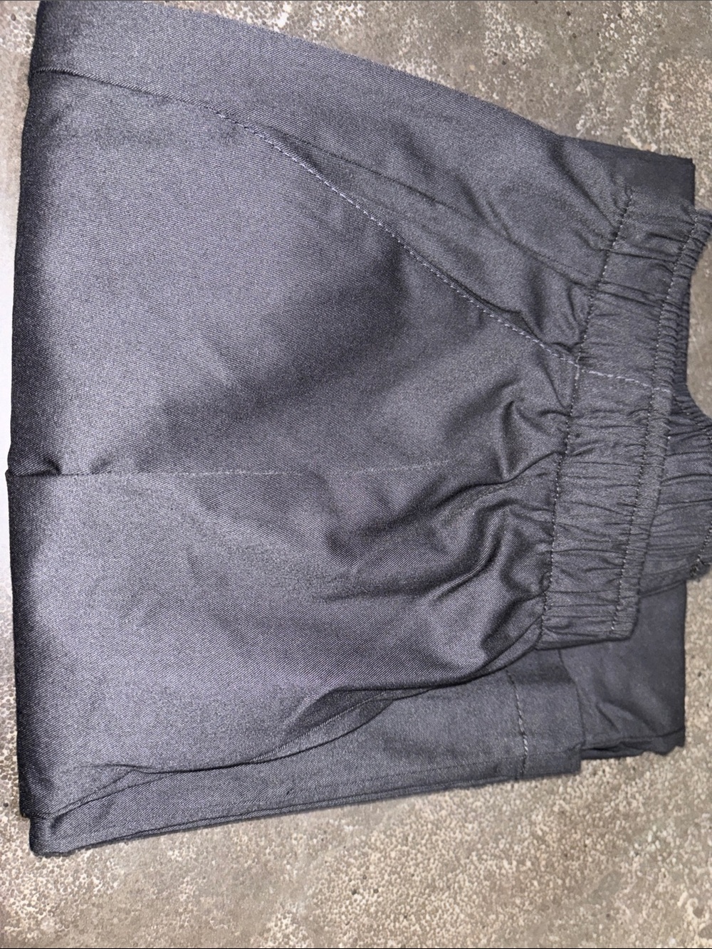 Wink Gray Elastic Waist Scrub pants